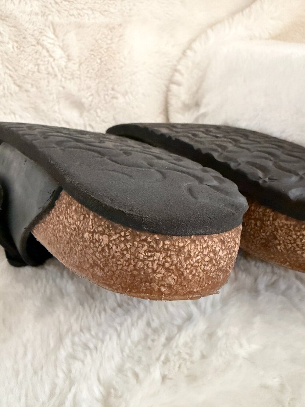 Birkenstock Arizona Women's Split Black Leather & Suede Sandal Size: 39 - Picture 14 of 15